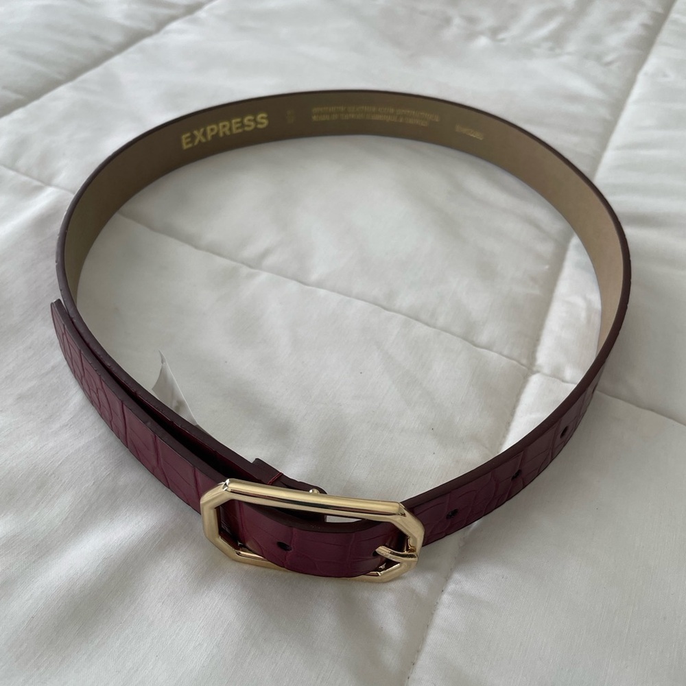 Express Women's burgundy brownish Belt